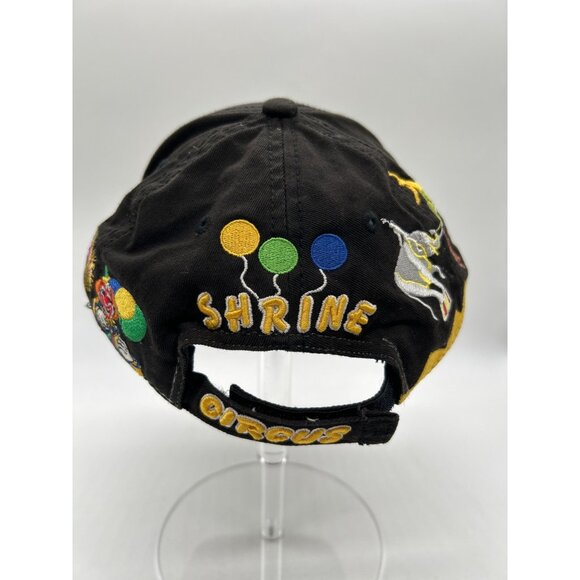 Shrine Circus Detroit Michigan Embroidered Baseball Cap‎ Adjustable Black & Gold - Picture 2 of 7